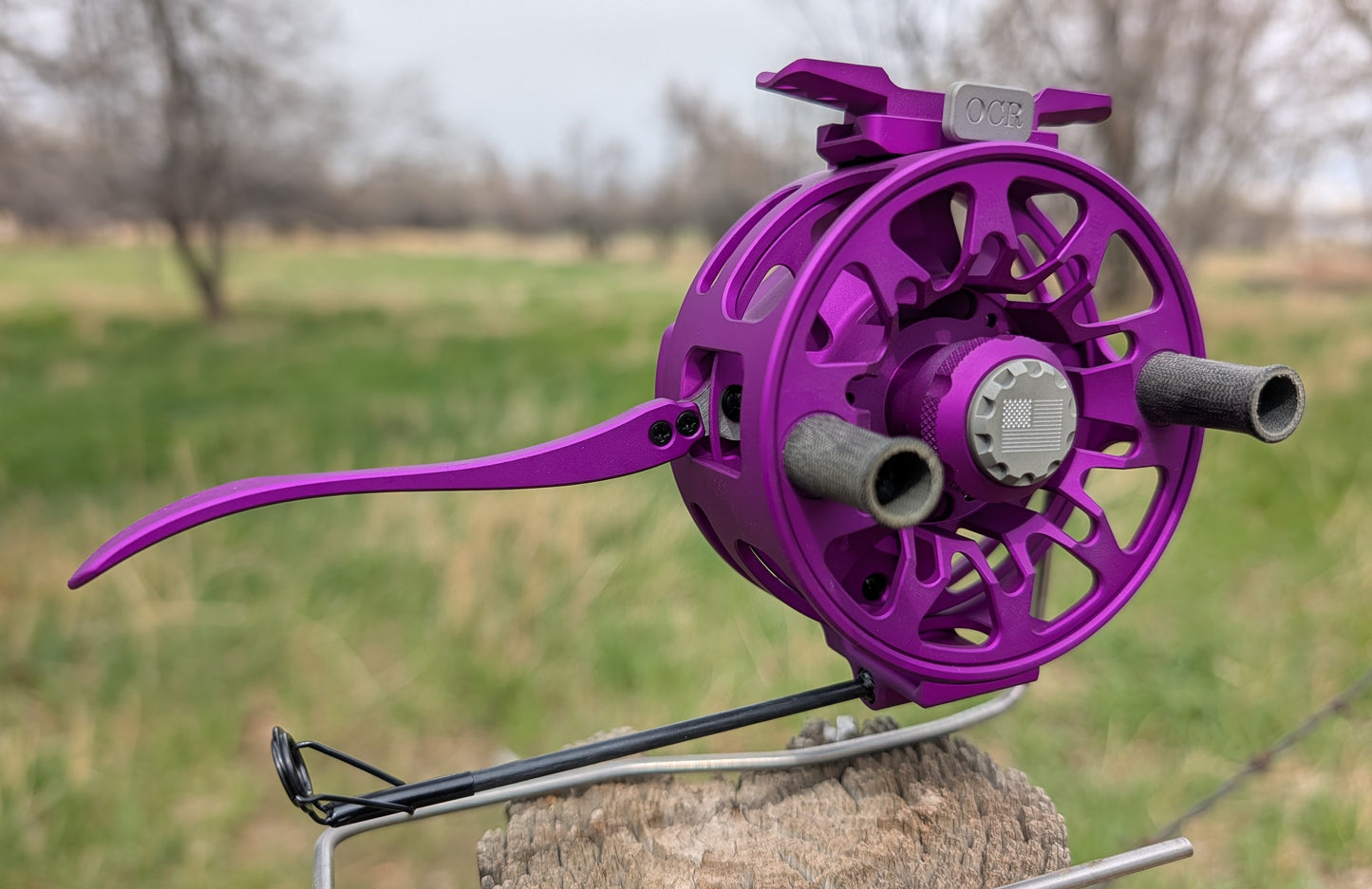 automatic fly reel wholesale OCR Bighorn Semi-Automatic Tactical Fly Fisher handed operation for flexible use in boats where you need a free hand to paddle or pole Semiautomatic fly reel jmc OZONE